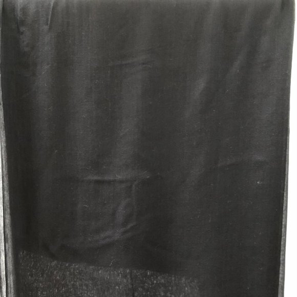 SCARF/STOLE, 100% MODAL, BLACK Colour - Picture 3 of 8